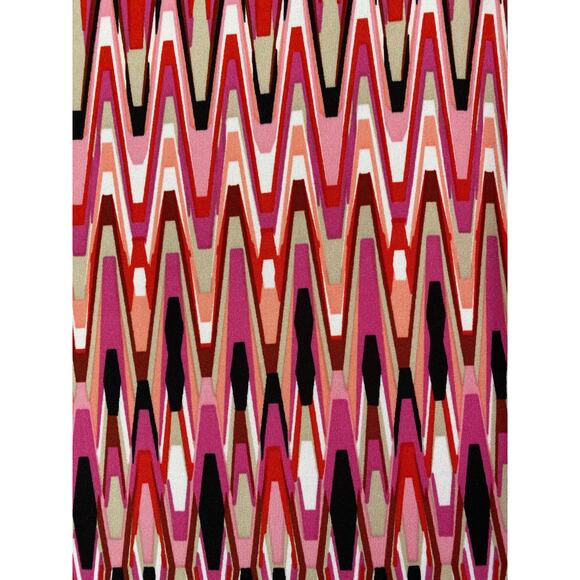 MSK 70s Inspired Bell Sleeve Geometric Shift Dress Knee Length Size XL Pennylane - Picture 4 of 5